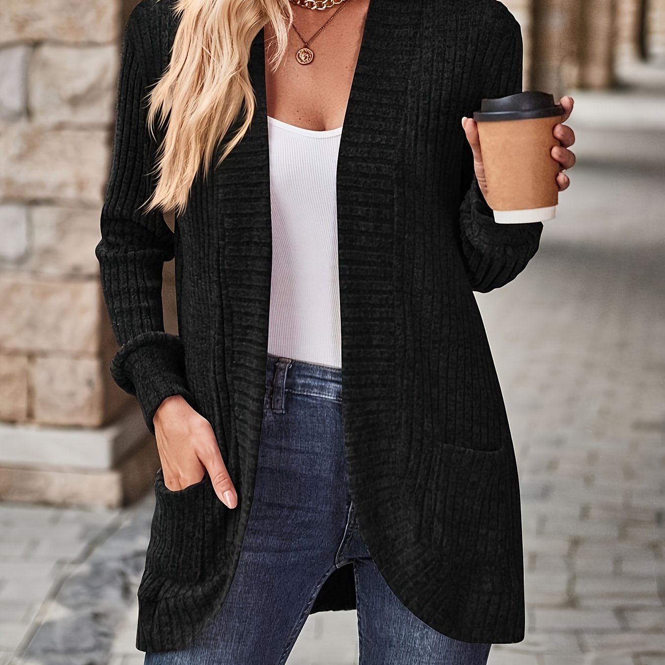 Brooke | Ribbed Long Sleeve Top