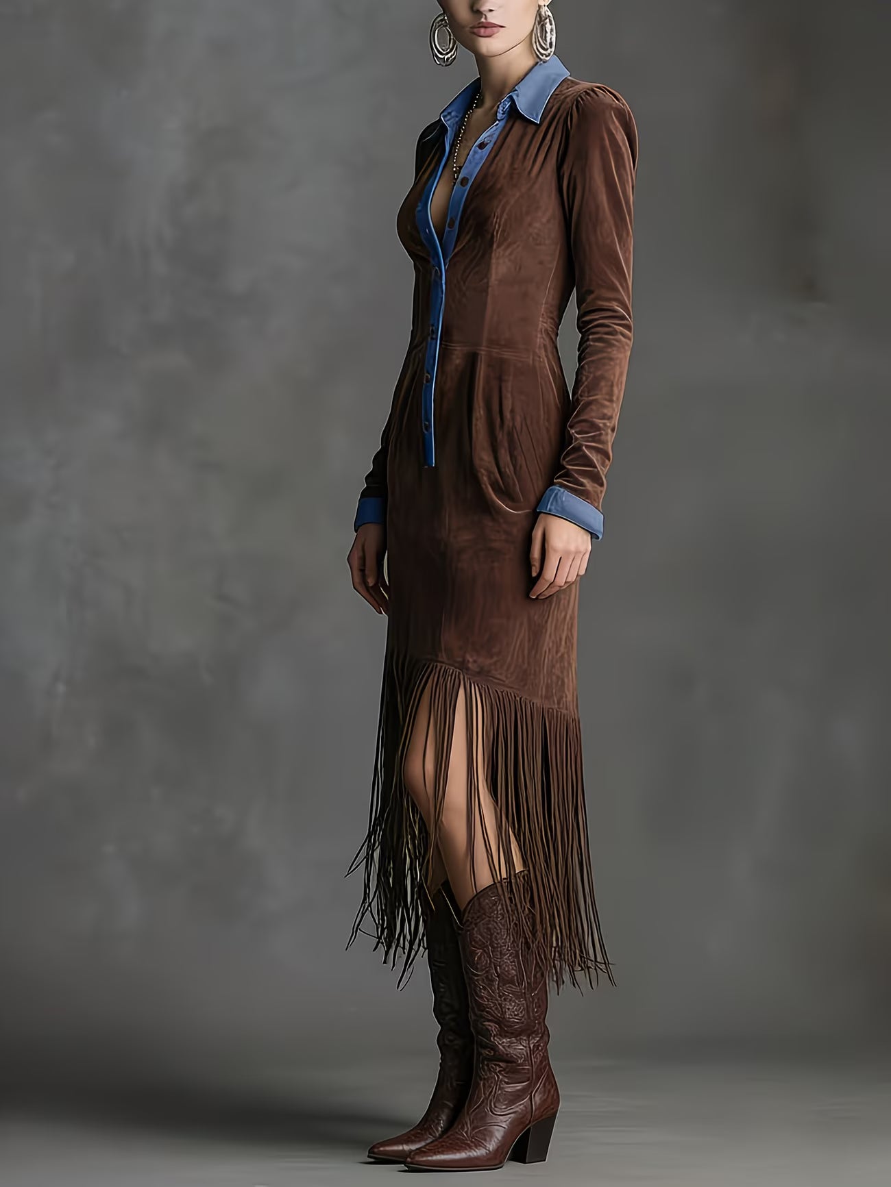 Zara | Vintage Western Style Dress