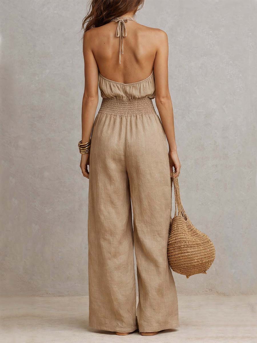 Lisandra | Elegant Halter-Neck Jumpsuit