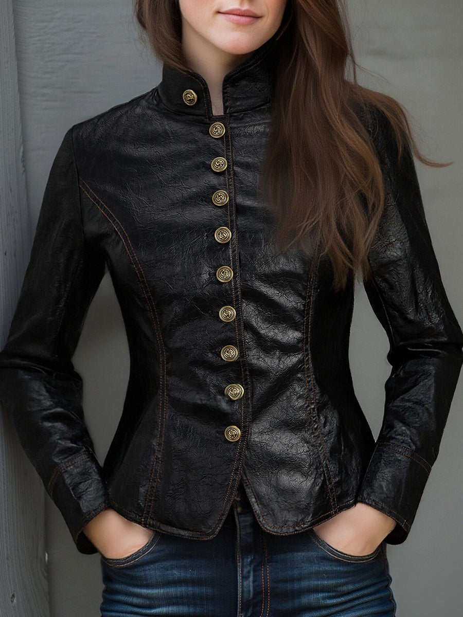 Effie | Classic Black Statement Jacket