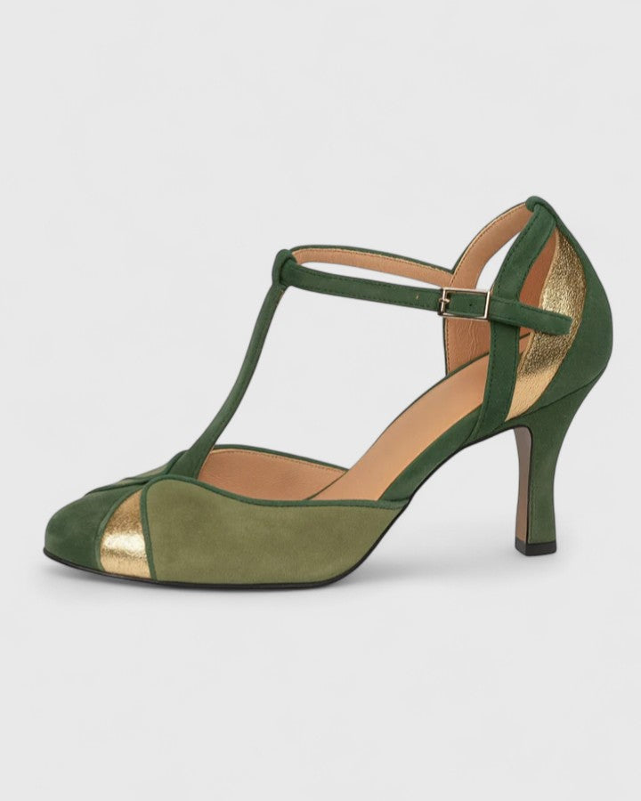 Remi | Vintage T-Strap Heels