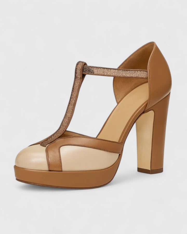 Maddison | Elegant T-Bar Pumps