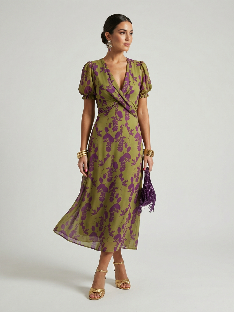 Mckenna | Relaxed Floral Midi Dress