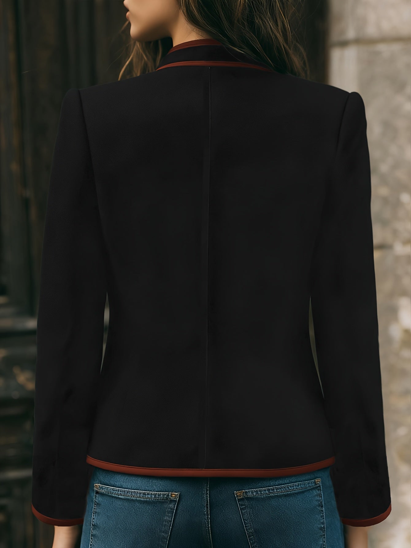 Anastasia | Elegant Embroidered Tailored Blazer