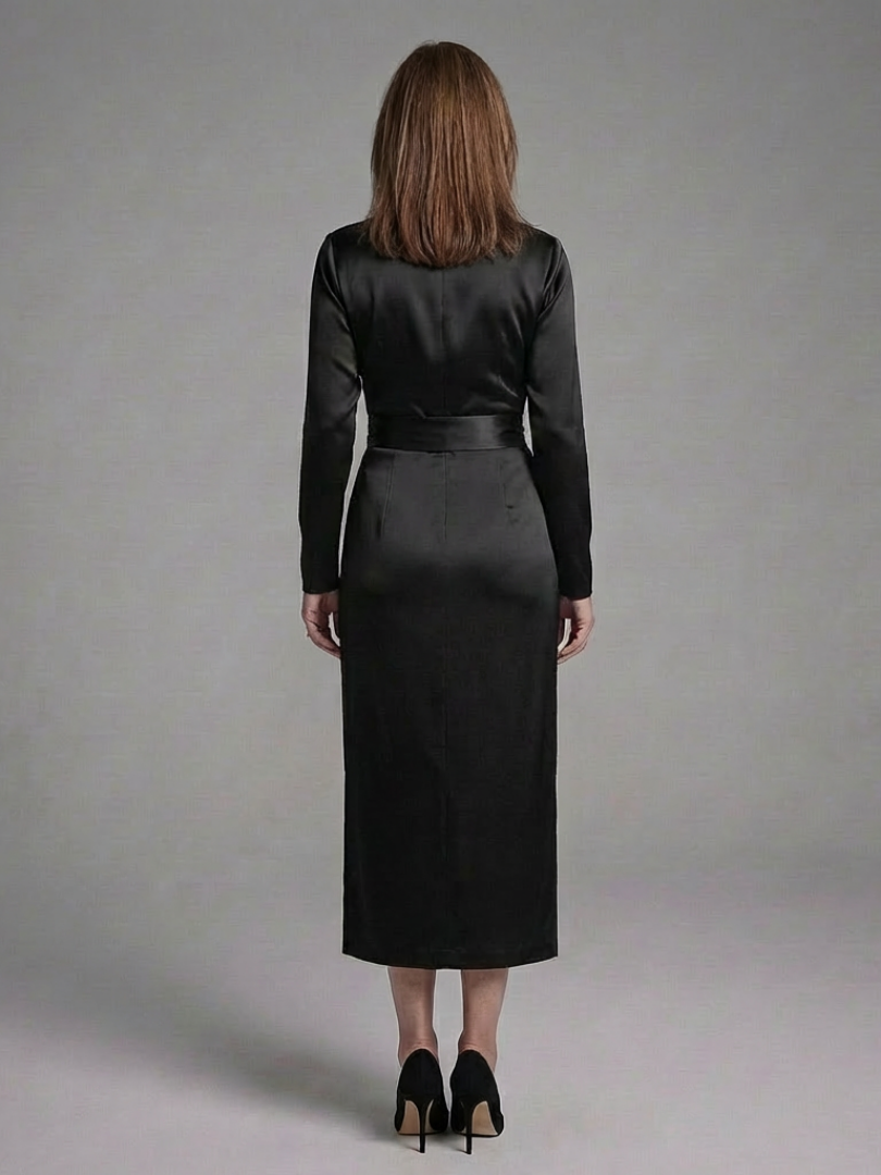 Xavienne | Side Closure Midi Dress