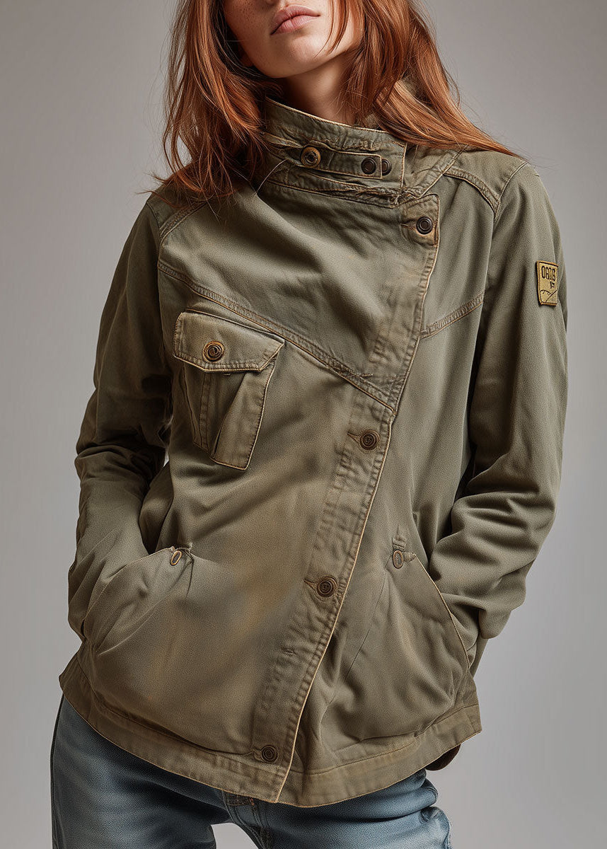 Neve | Stand Collar Utility Coat