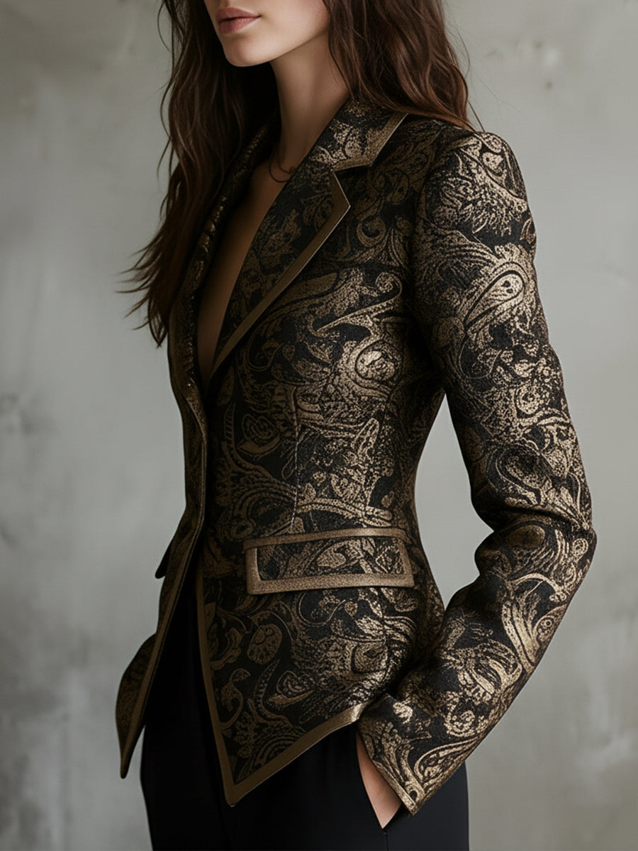 Samarah | Baroque Jacquard Jacket