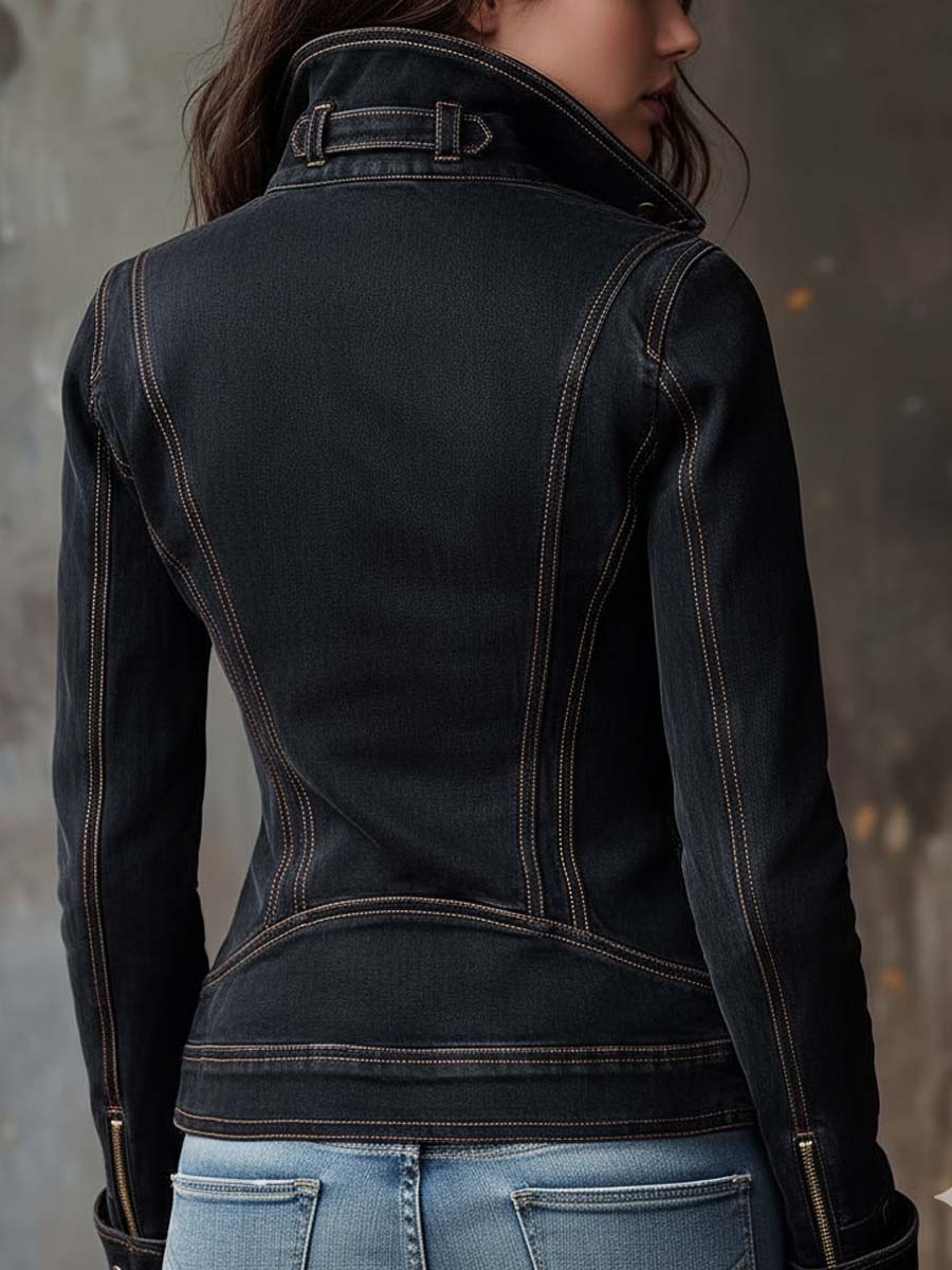 Iliana | Asymmetrical Zip Jacket