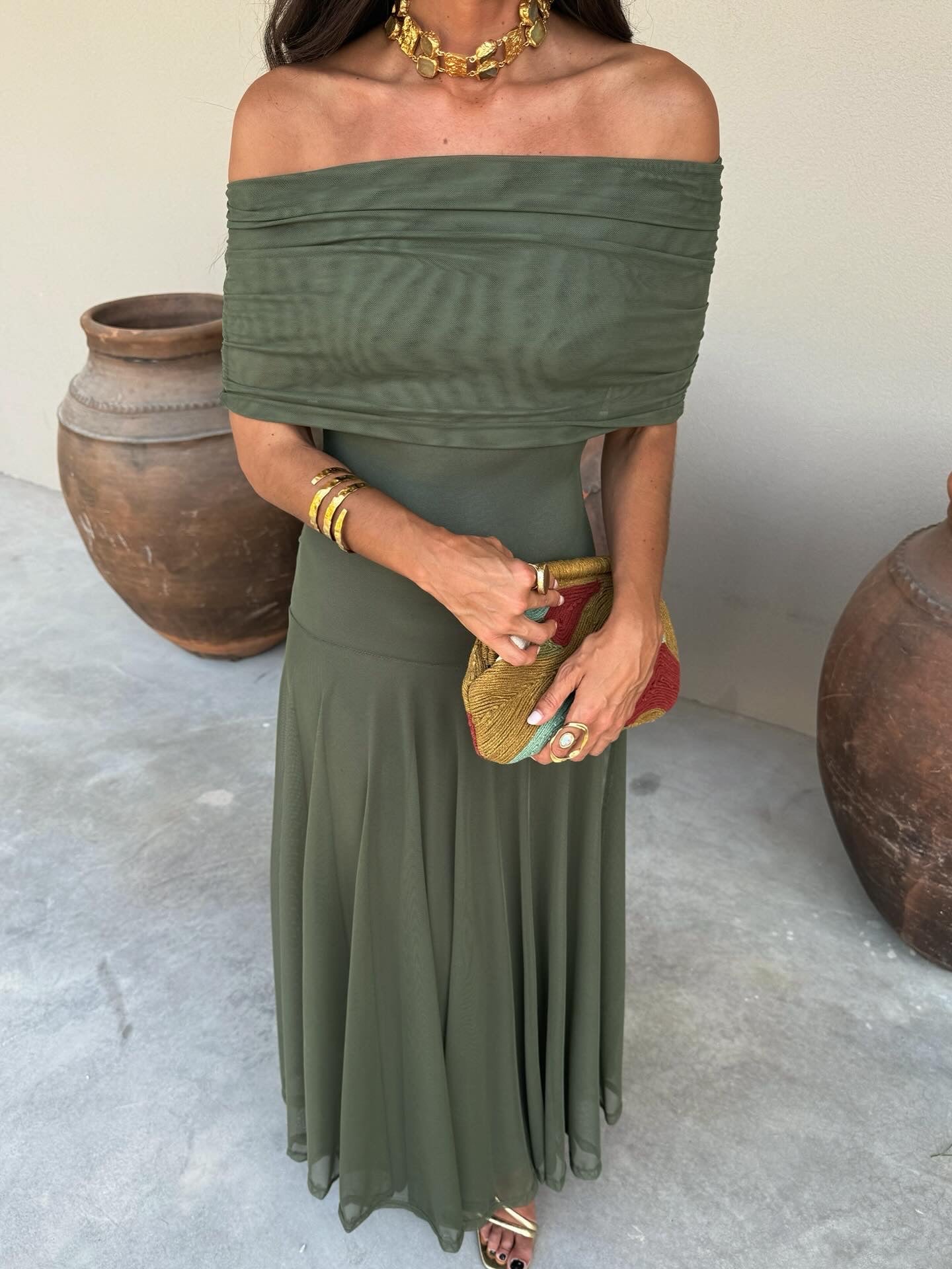 Lark | Elegant One-Shoulder Maxi Dress