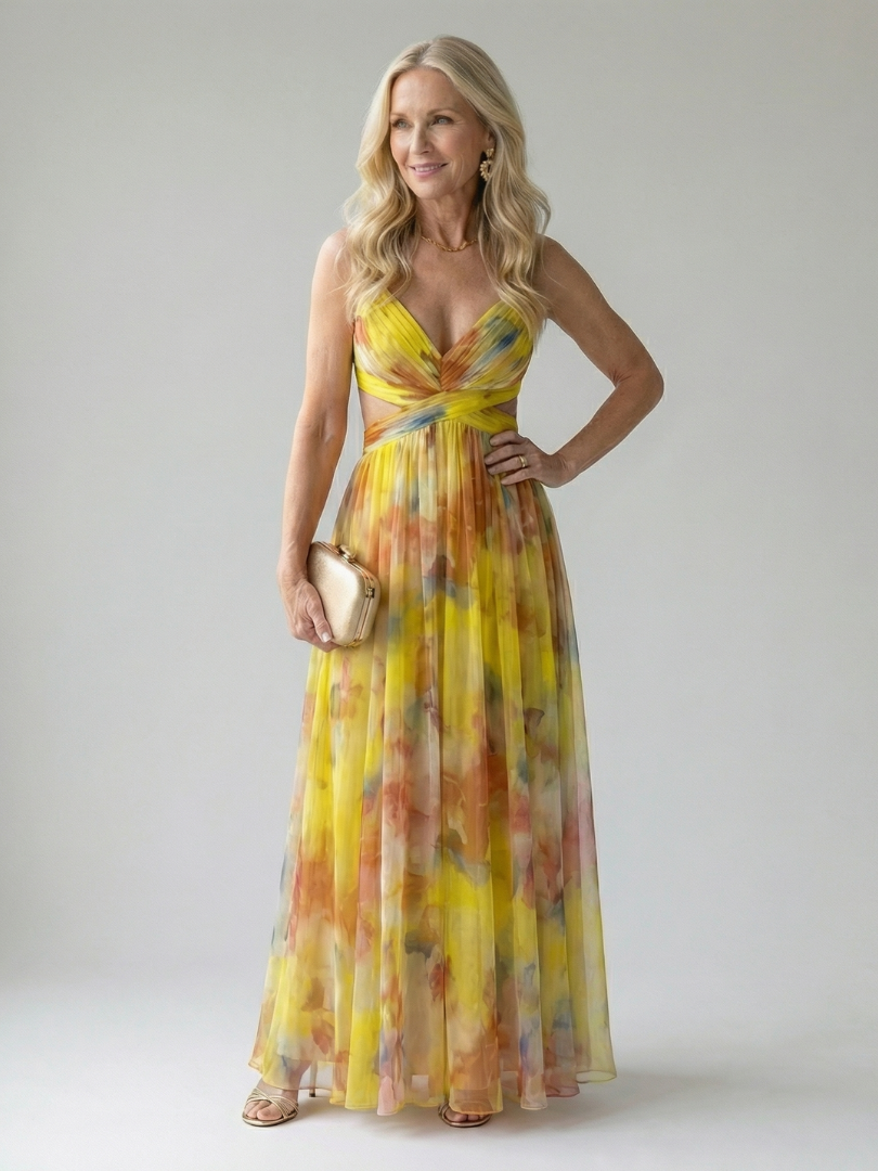 Paola | Soft Wrap Maxi Dress