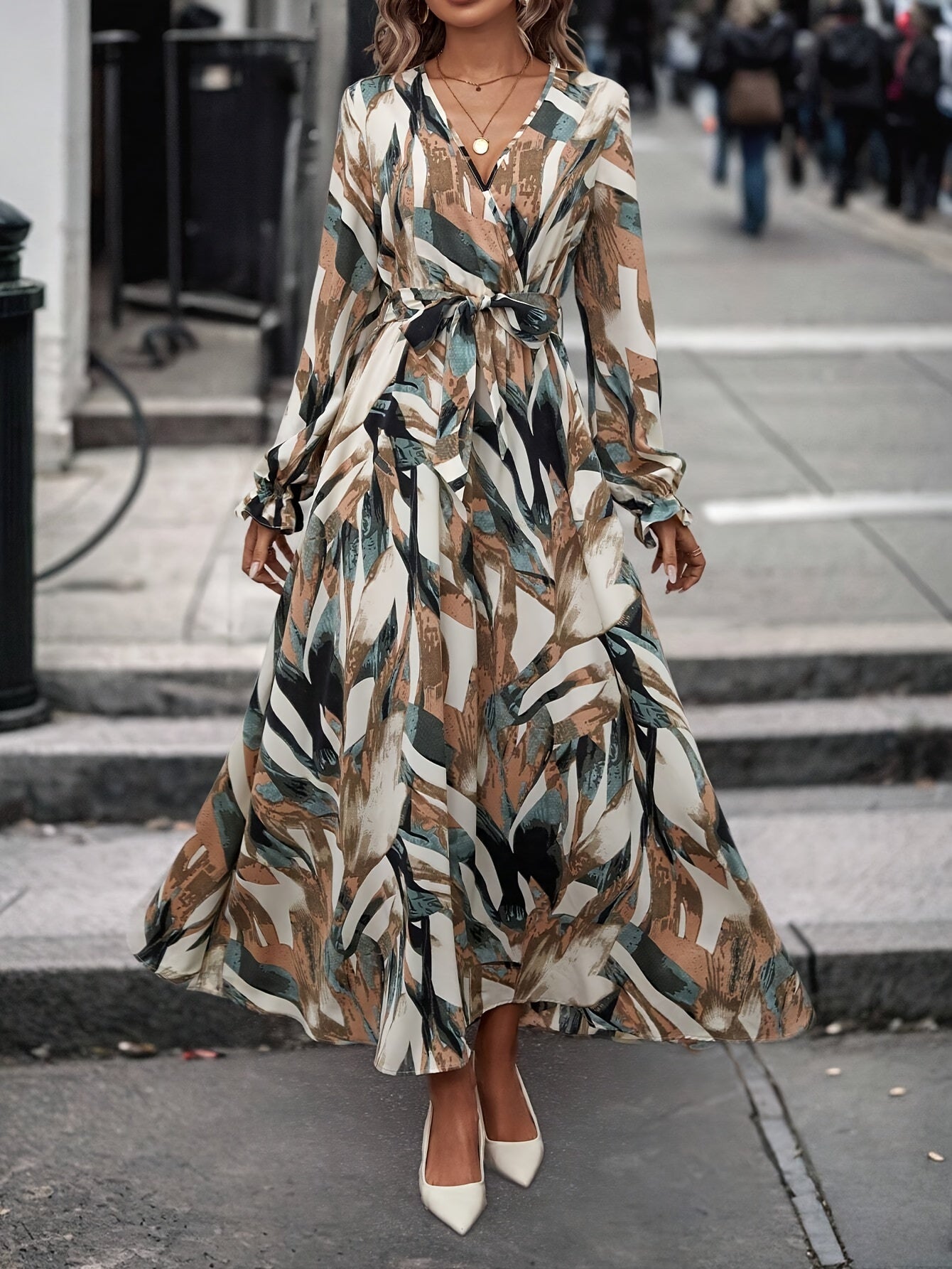Lenora | Middle Eastern Style Full Print Dress