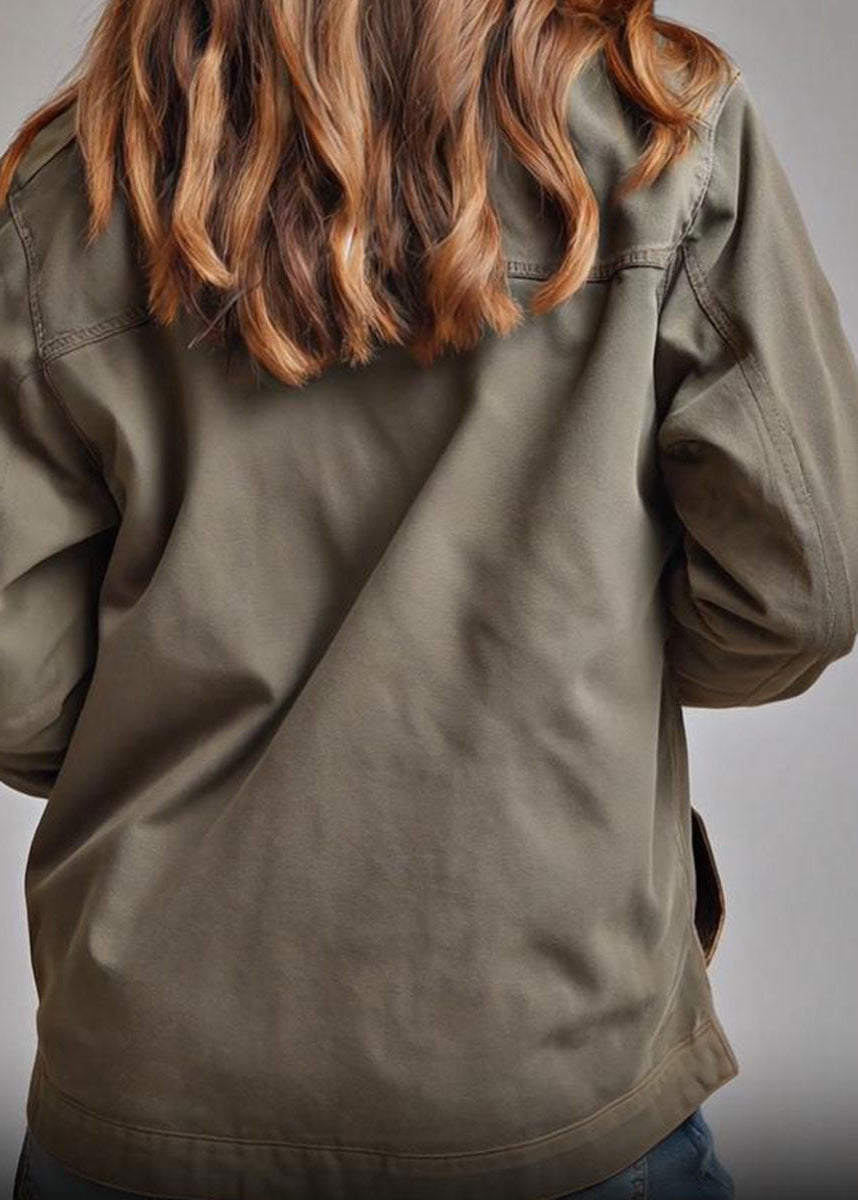 Neve | Stand Collar Utility Coat