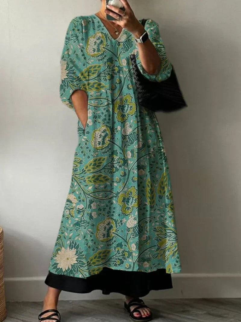Ellara | Timeless Floral Maxi Dress