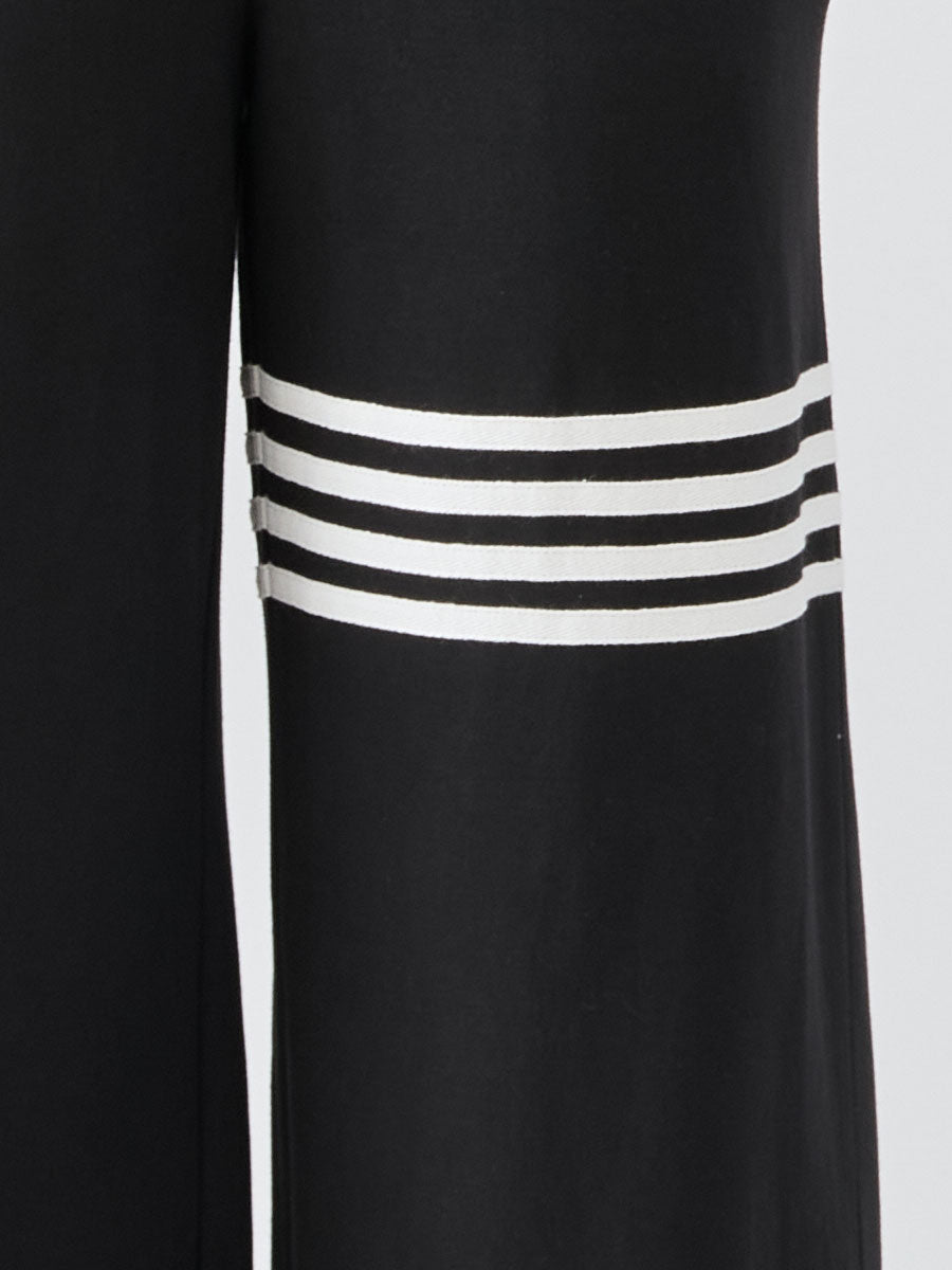 Roxy | Lace Stripe Hooded Jumpsuit