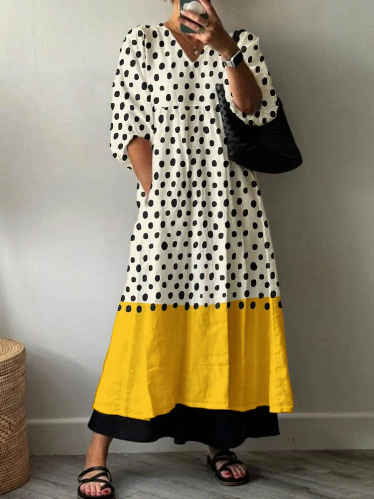 Laney | Classic Dot Pattern Dress