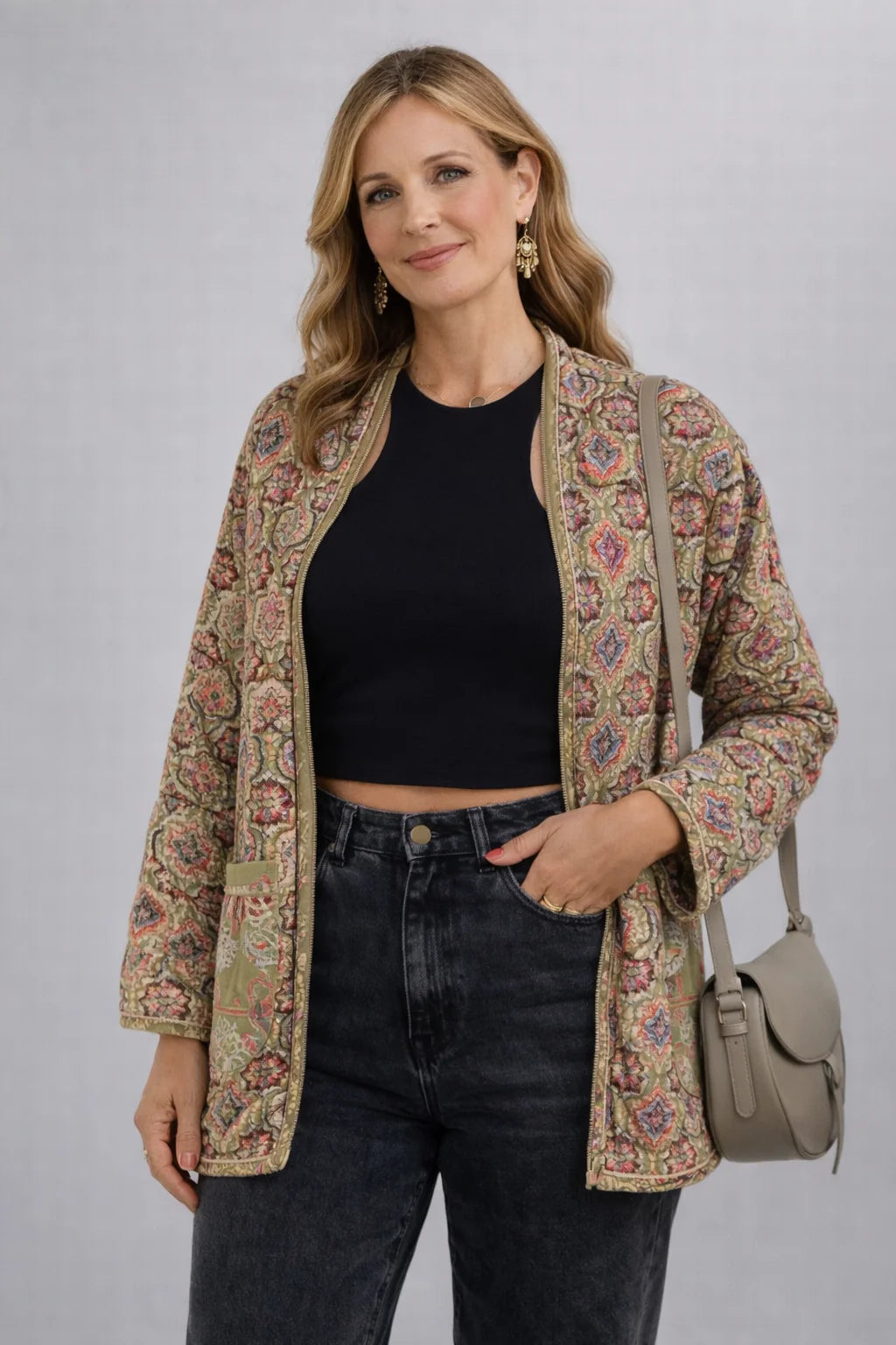 Adora | Boho Flower Jacket