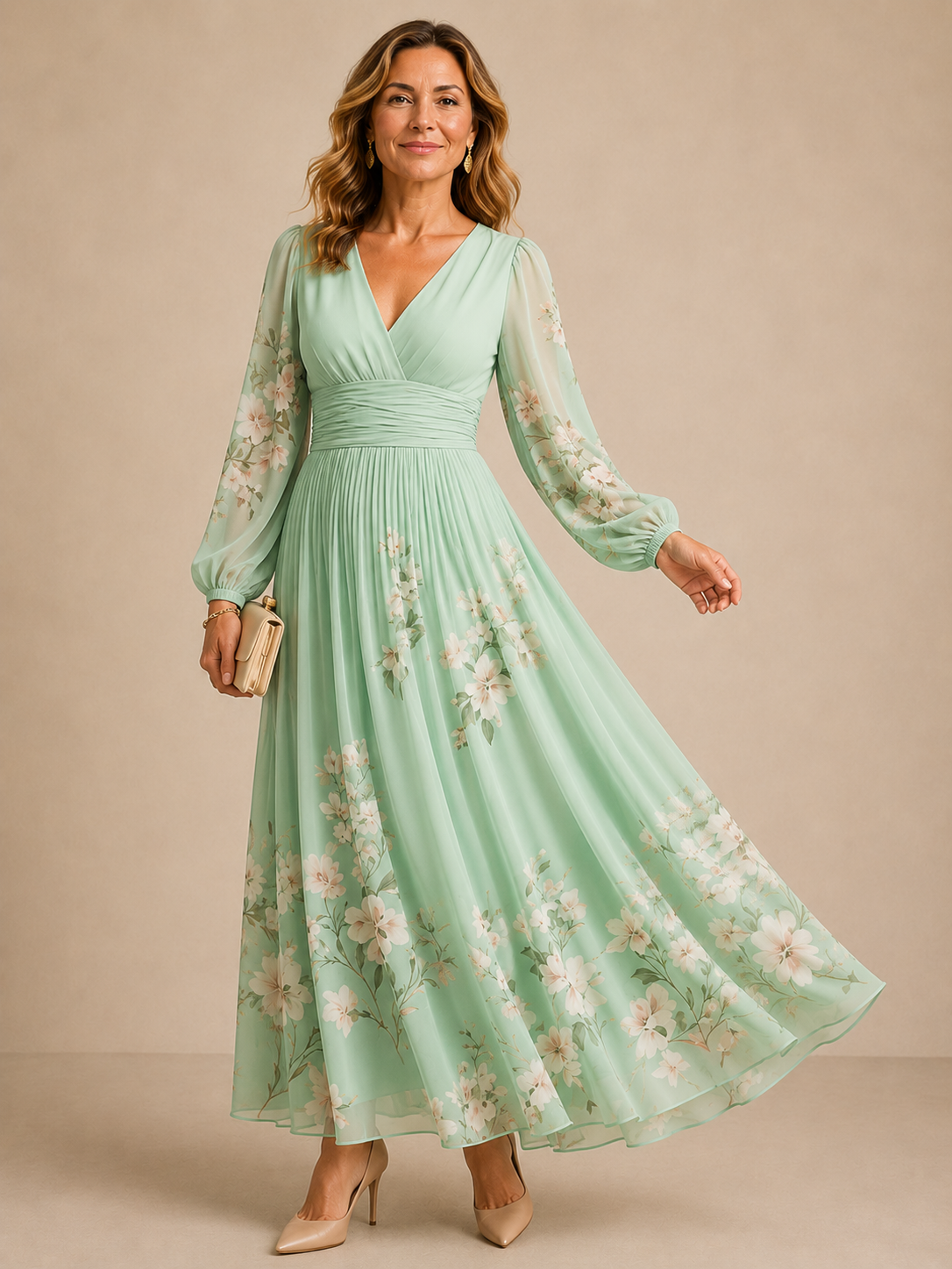 Ashlyn | Romantic Mint Green Dress