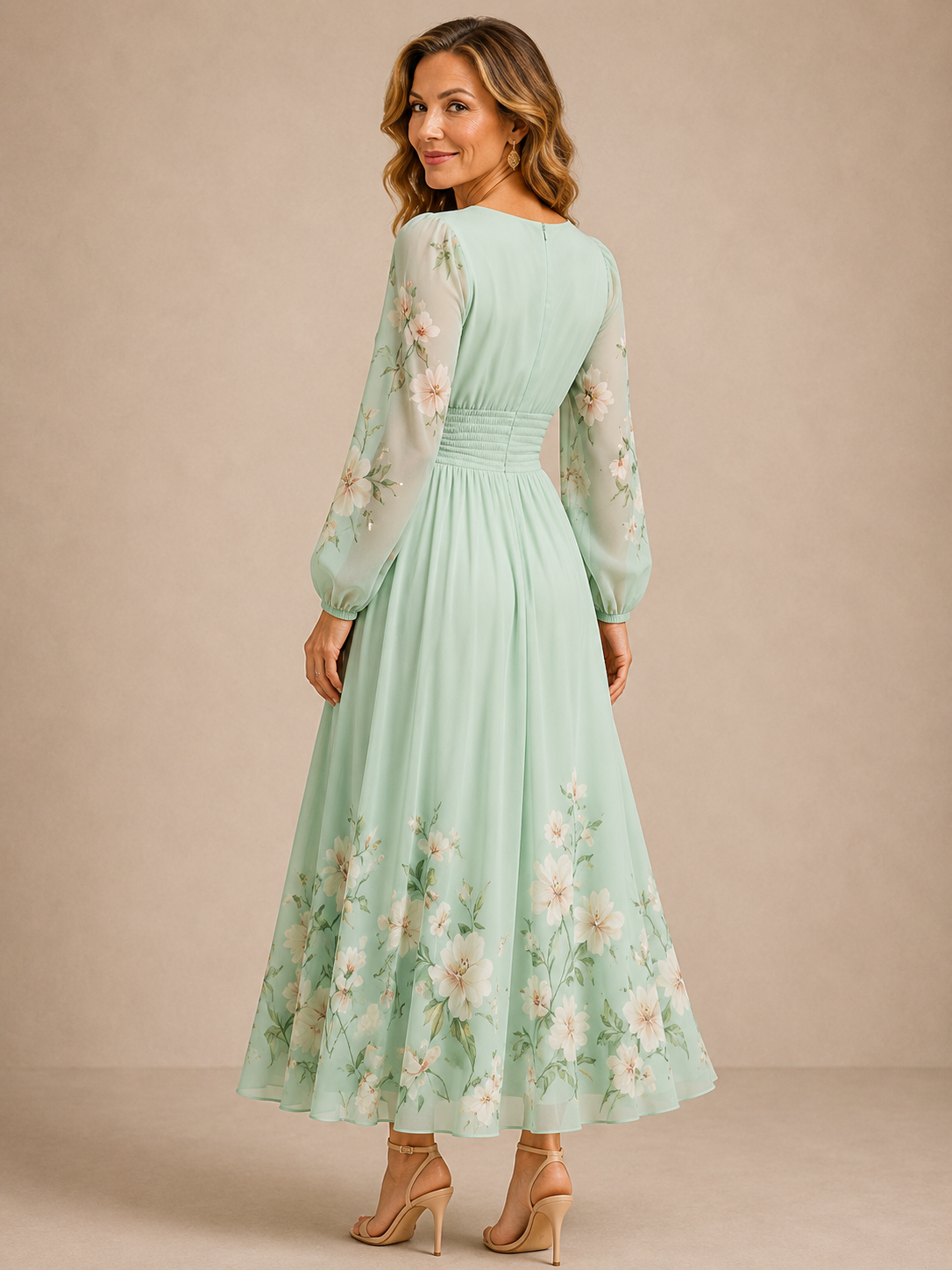 Ashlyn | Romantic Mint Green Dress