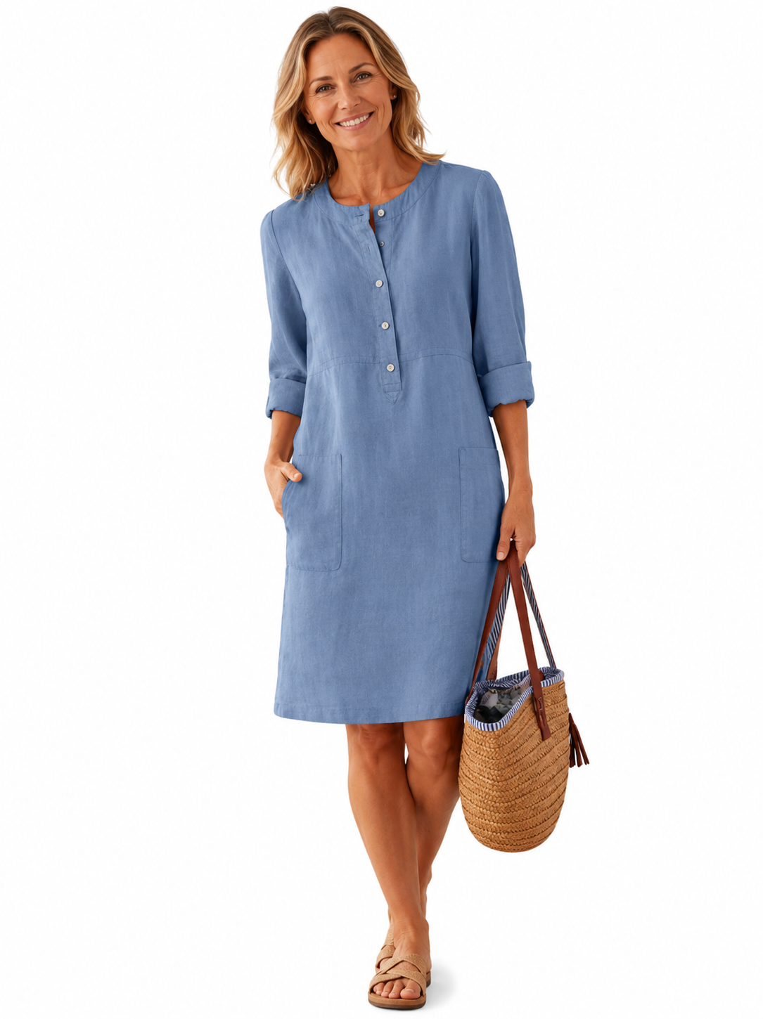 Rhiannon | Casual Long Sleeve Tunic Dress