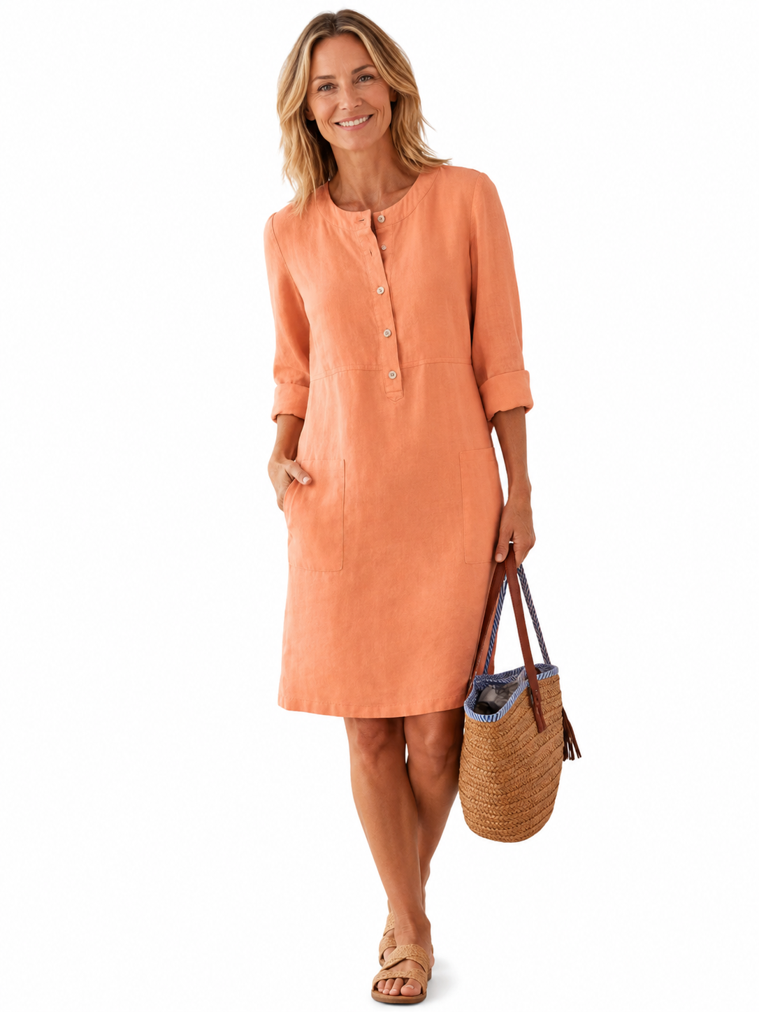 Rhiannon | Casual Long Sleeve Tunic Dress