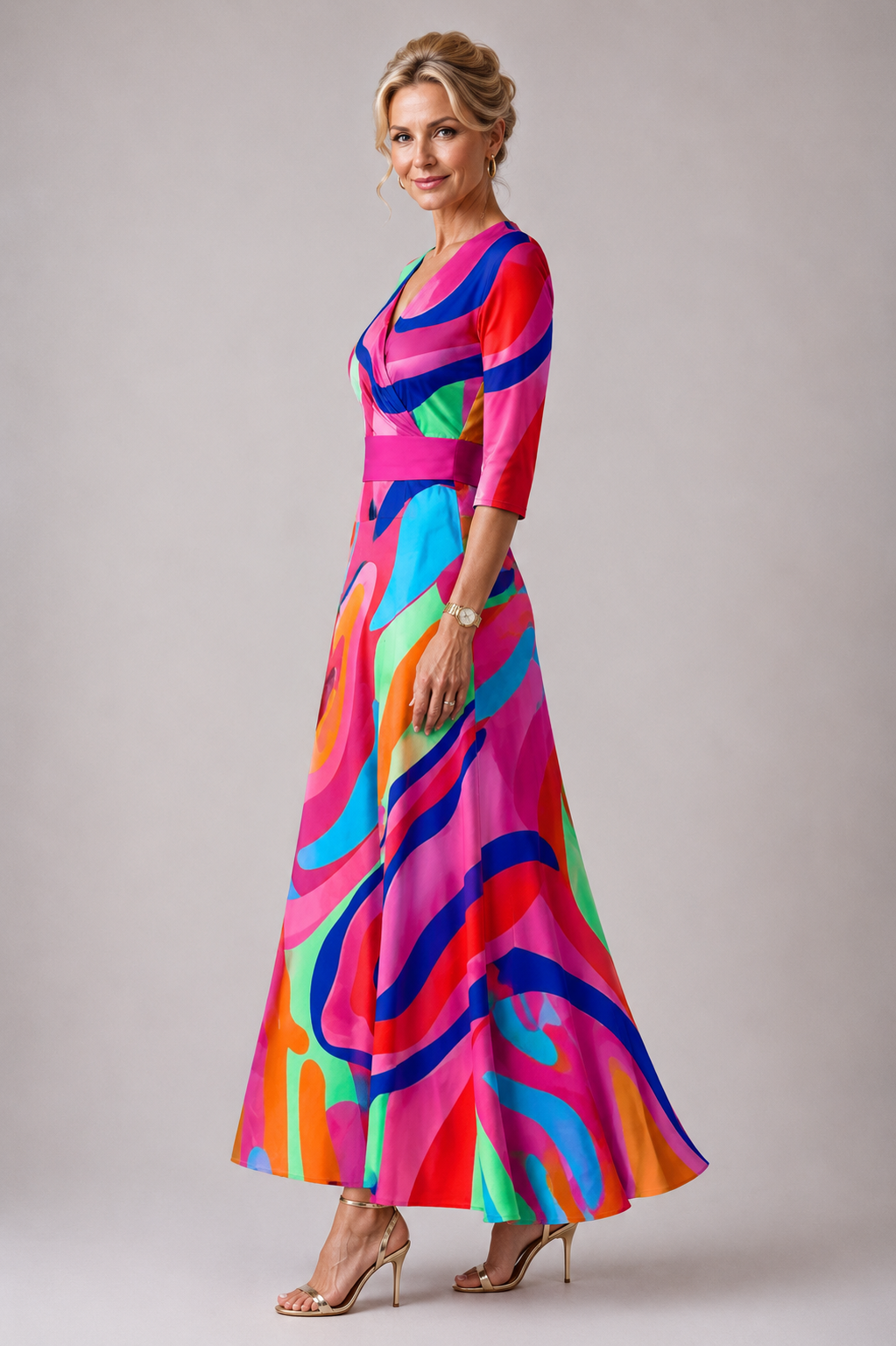 Natasha | Comfortable dress for every day with V-neck