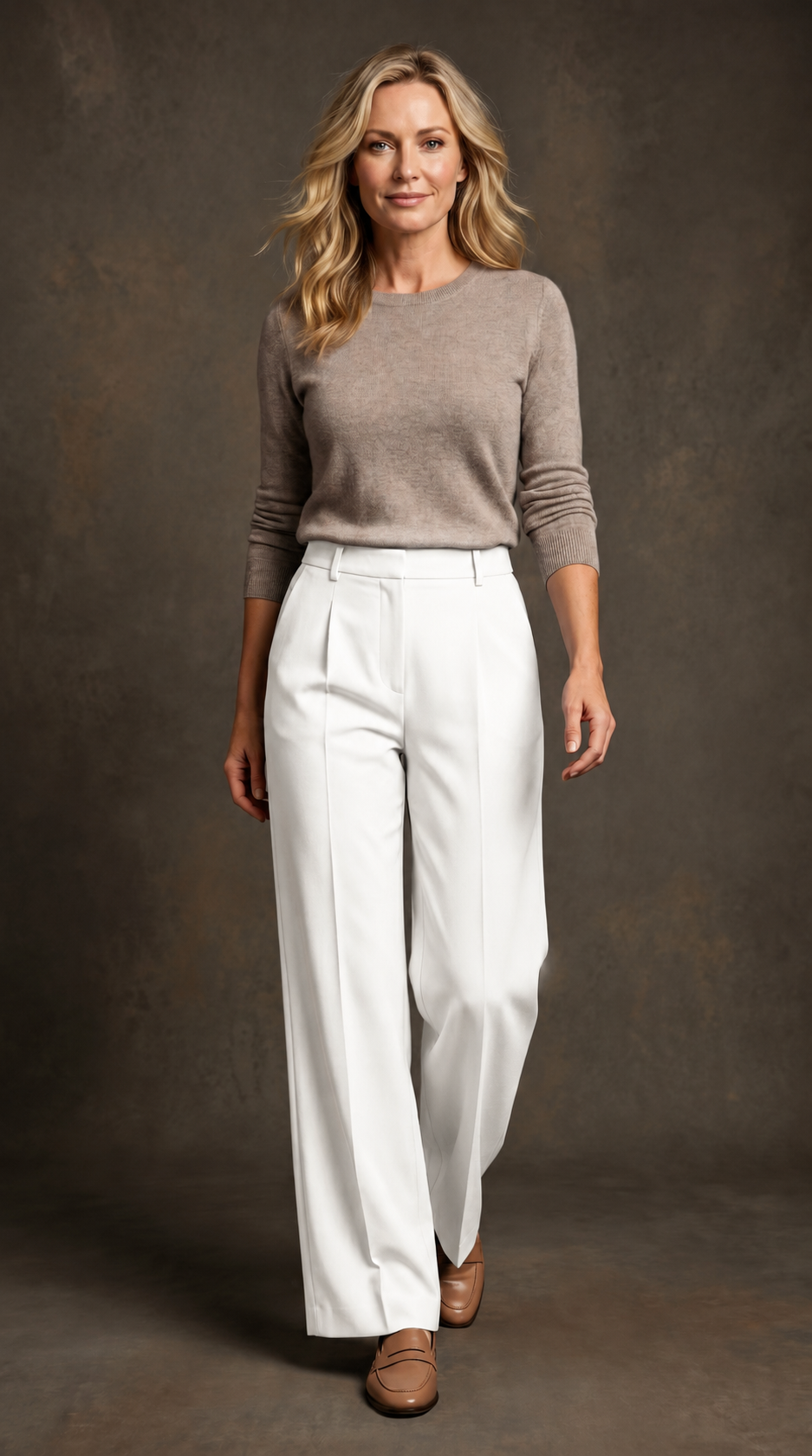 Amber | High-Waist Wide-Leg Trousers