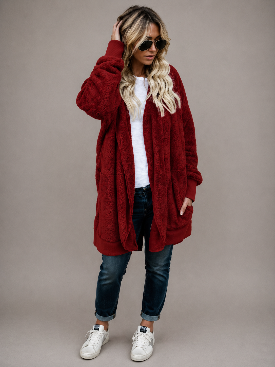 Scarlett | Soft Fleece Cardigan