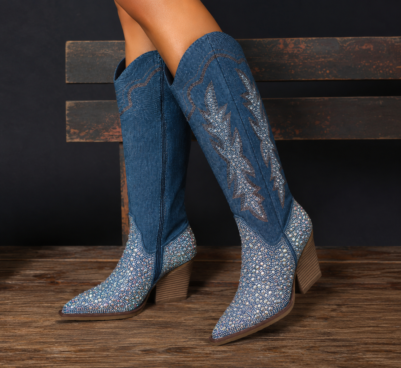 Kaelyn | Sparkling Western Luxe Boots