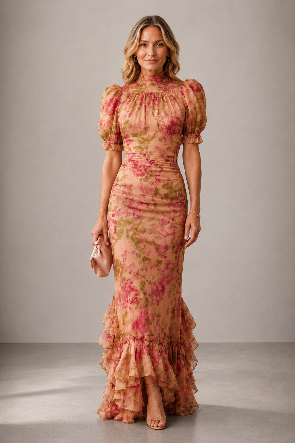 Akira | Elegant Floral Maxi Dress