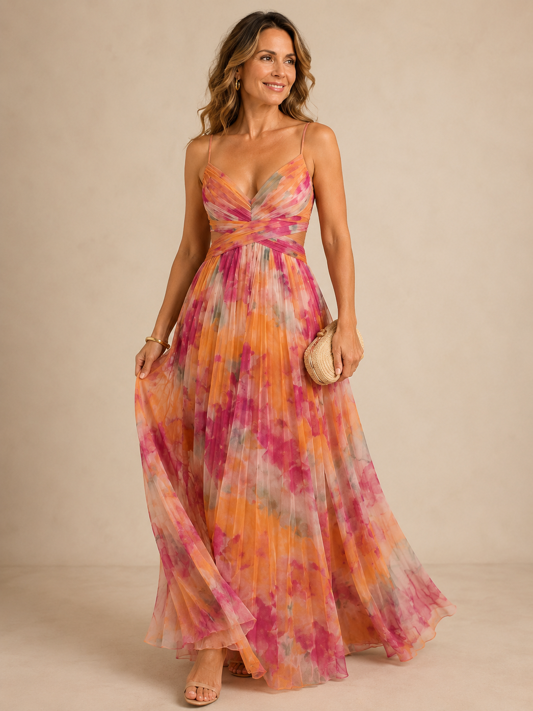 Aspen | Elegant Chiffon Maxi Dress