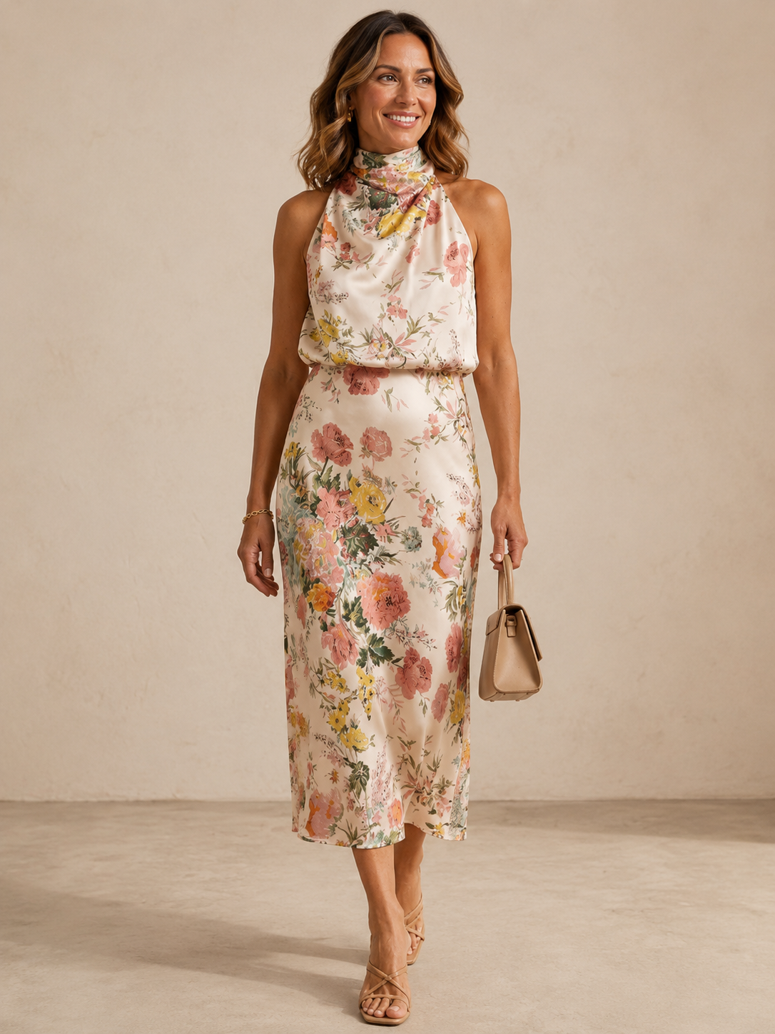 Dayna | Elegant Sleeveless Floral Maxi