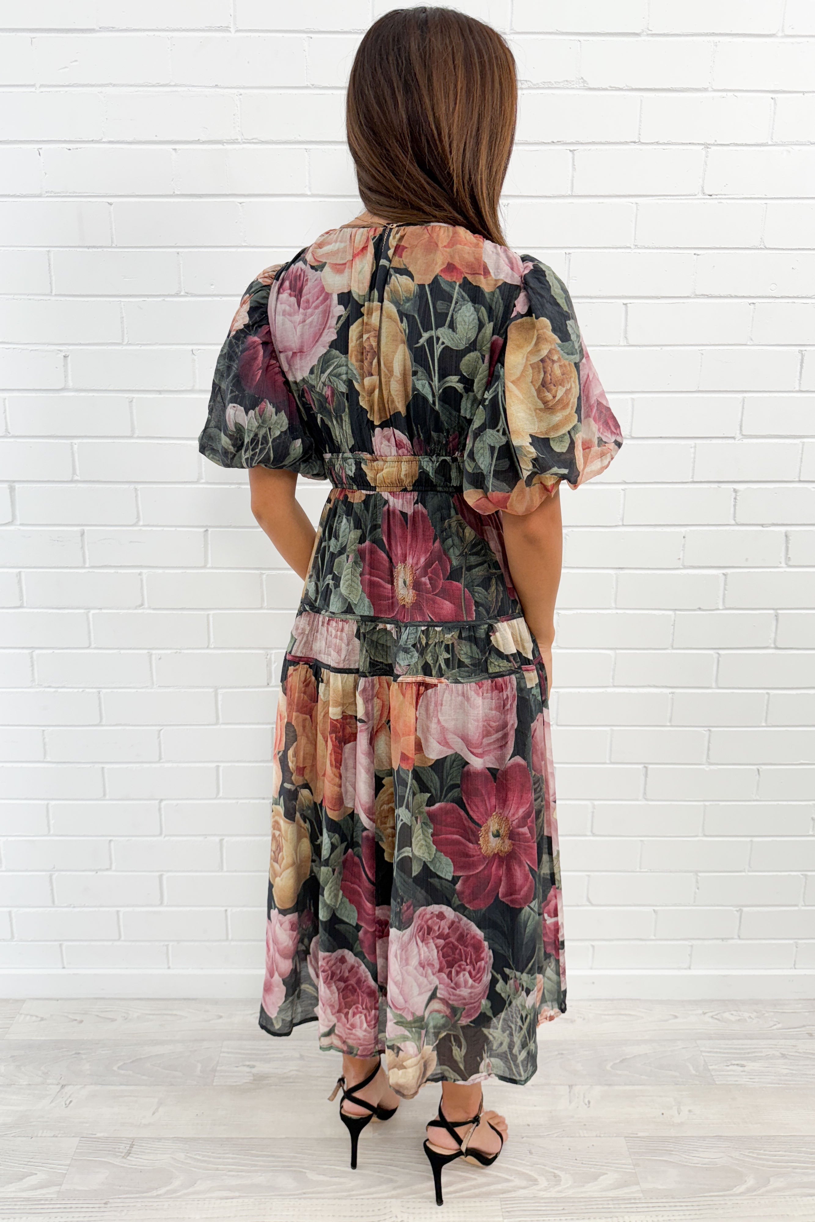 Violet | Vintage Floral Dress