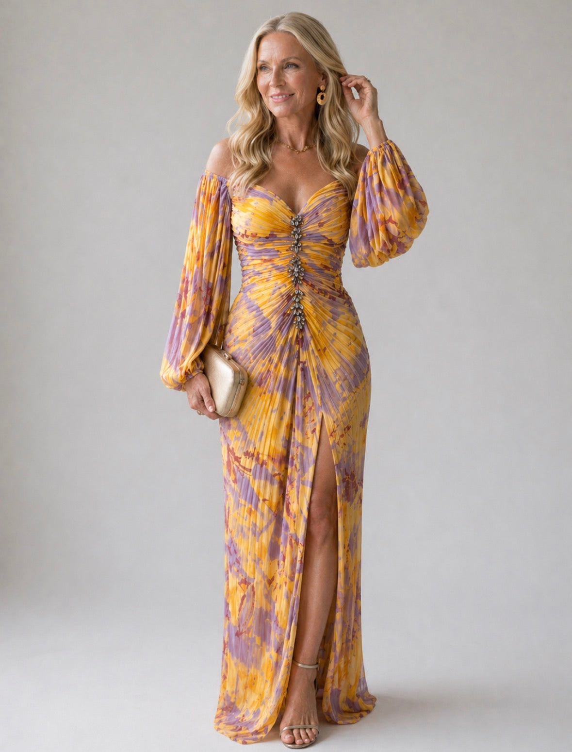 Odette-Rose | Elegant Dress with V-Neck