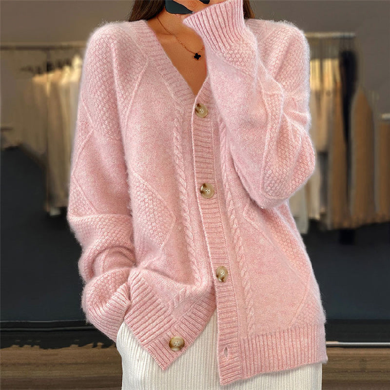 Lacey | Knitted V-Neck Cardigan
