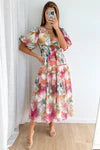 Violet | Vintage Floral Dress