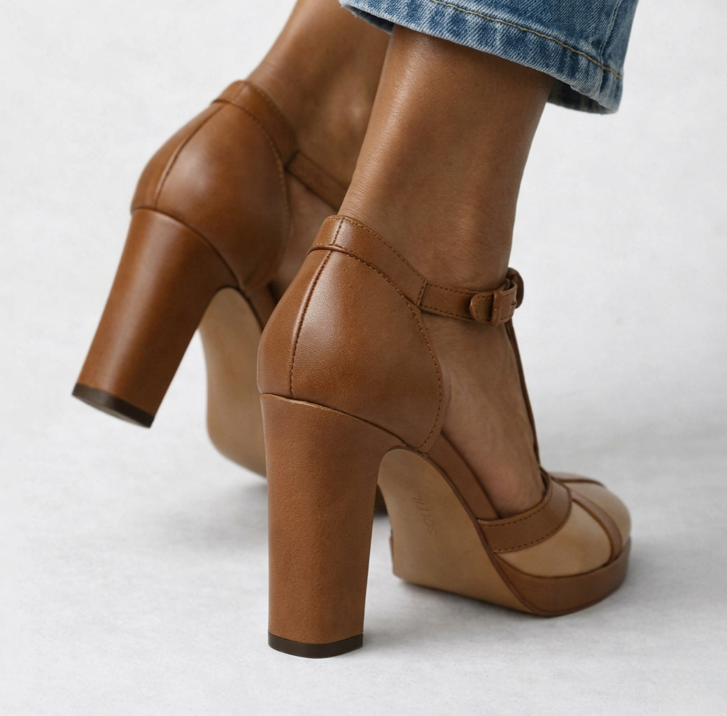Maddison | Elegant T-Bar Pumps