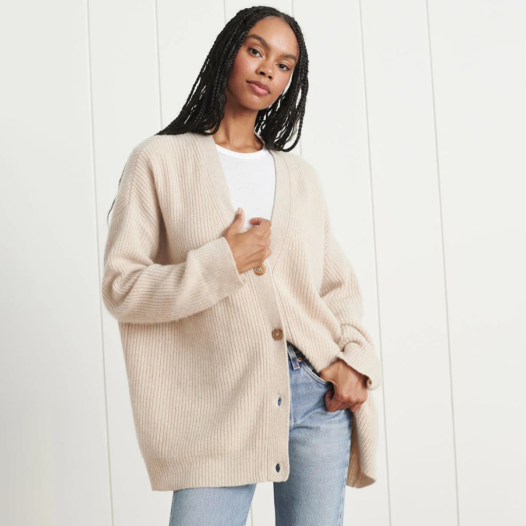 Cecile | Oversized Cashmere Cardigan