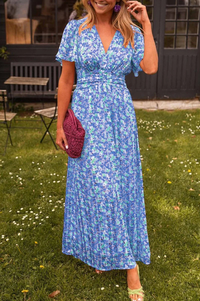 Lyra | Elegant Maxi Dress With Flowers