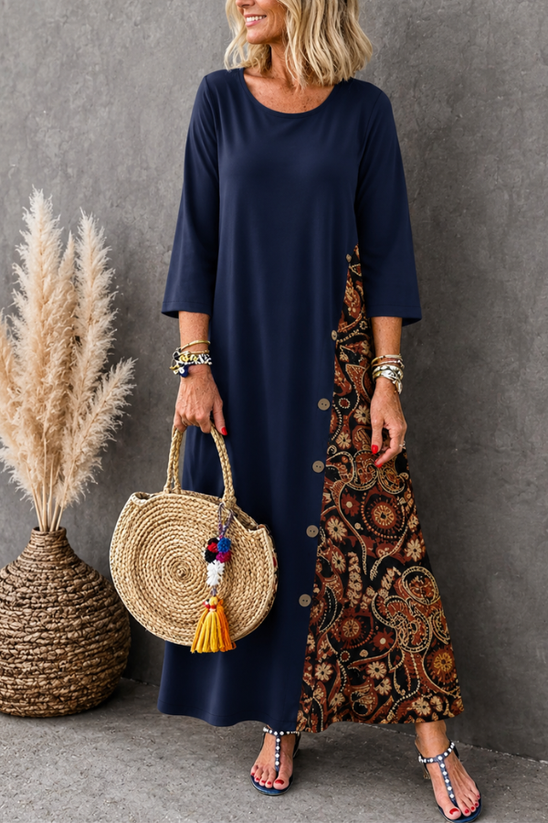 Flossie | Bohemian Maxi Dress for Autumn