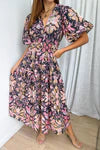 Violet | Vintage Floral Dress