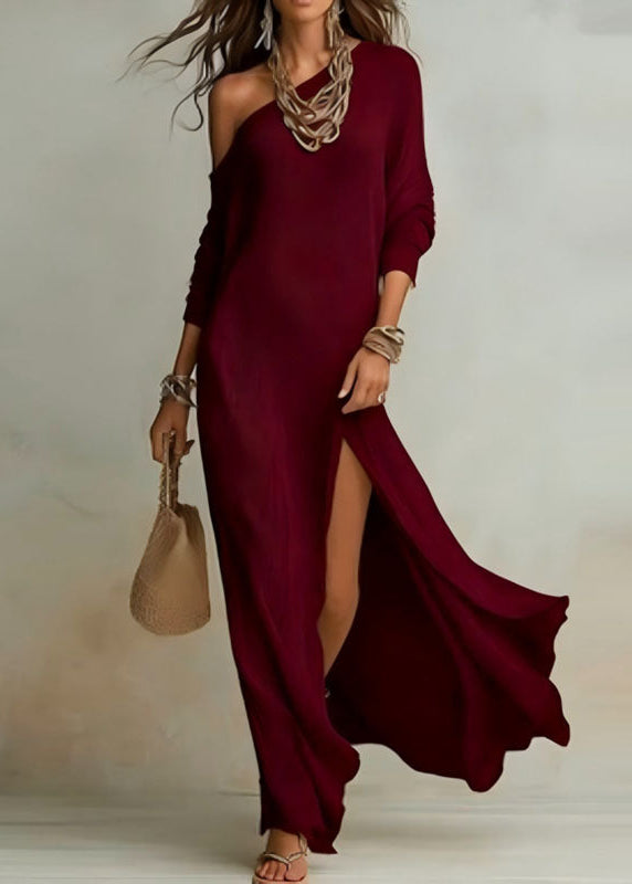Nikita | Casual One Shoulder Long Sleeve Dress