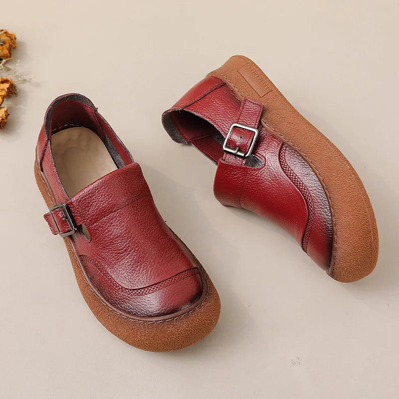 Sarah | Comfortable Orthopedic Leather Shoes | Easy Slip-On
