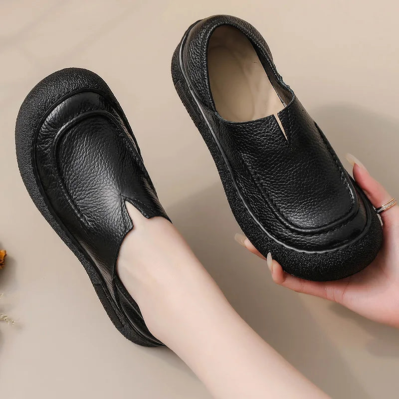 Sarah | Comfortable Orthopedic Leather Shoes | Easy Slip-On