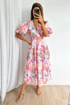 Violet | Vintage Floral Dress
