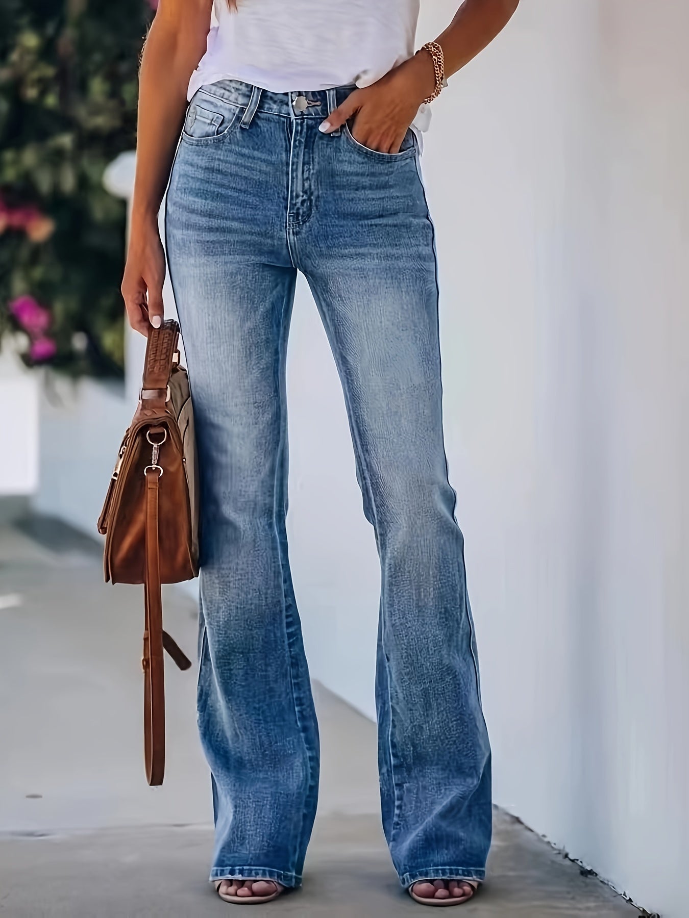 ESTELLEâ„¢ - Classic Mid-Rise Flare Jeans
