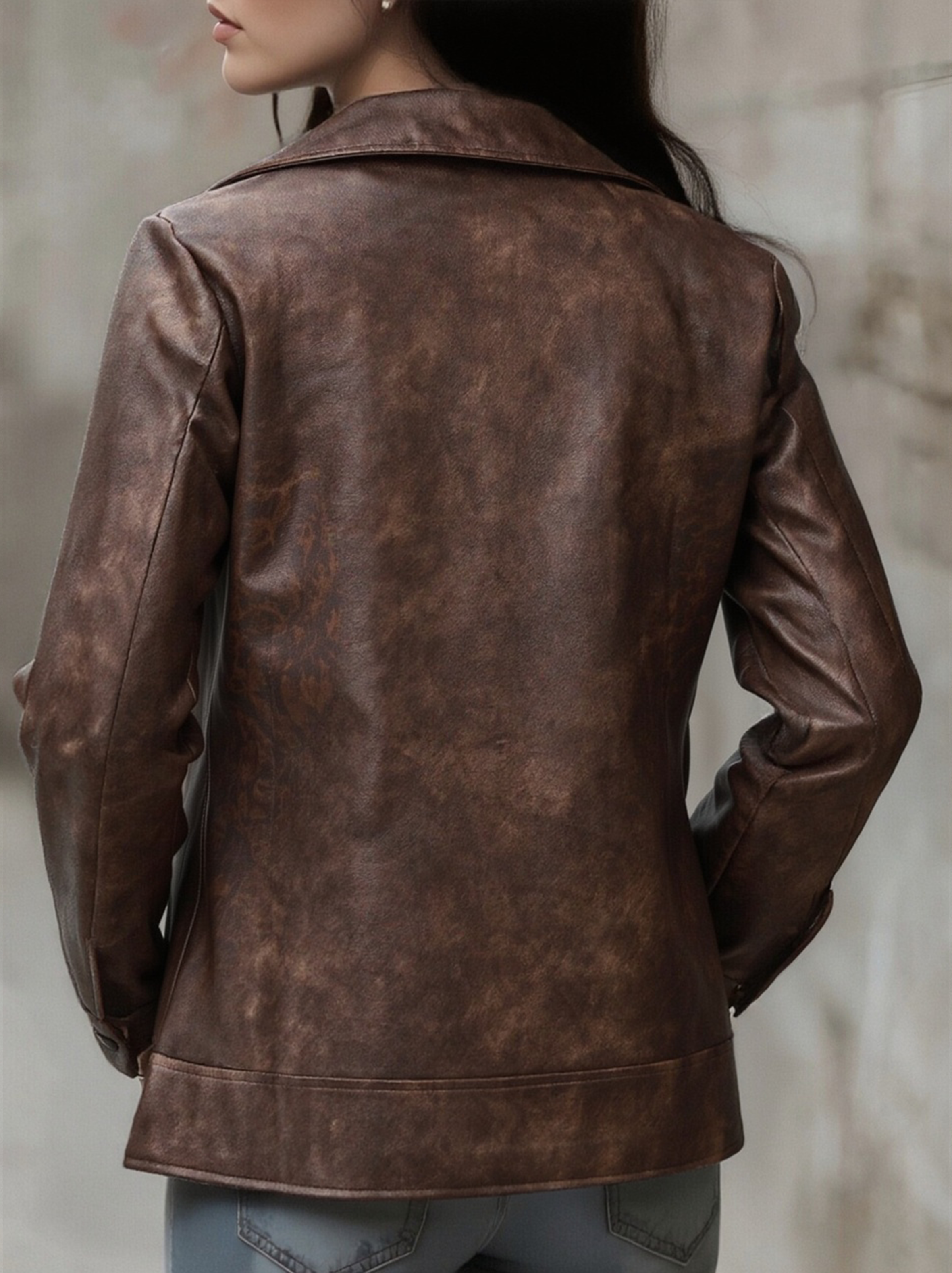 Shayla | Heritage Faux Leather Jacket