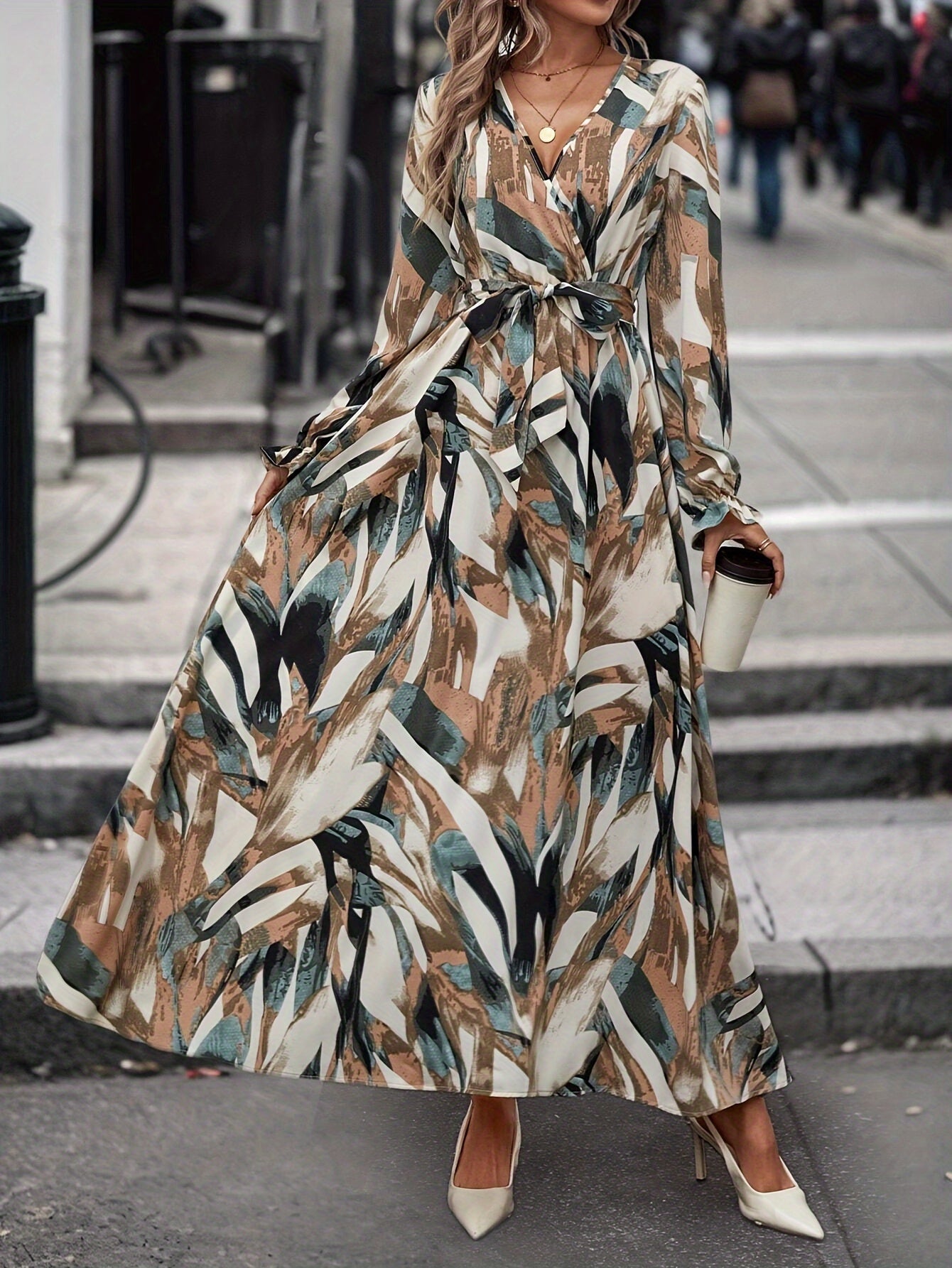 Lenora | Middle Eastern Style Full Print Dress