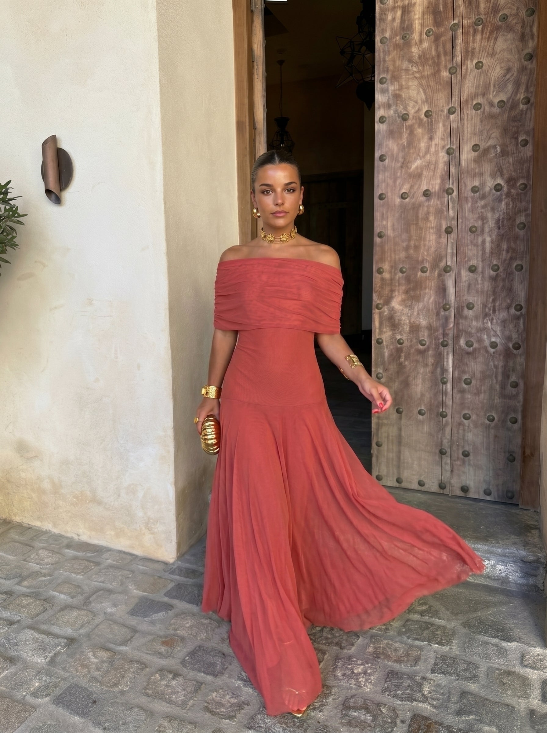 Lark | Elegant One-Shoulder Maxi Dress