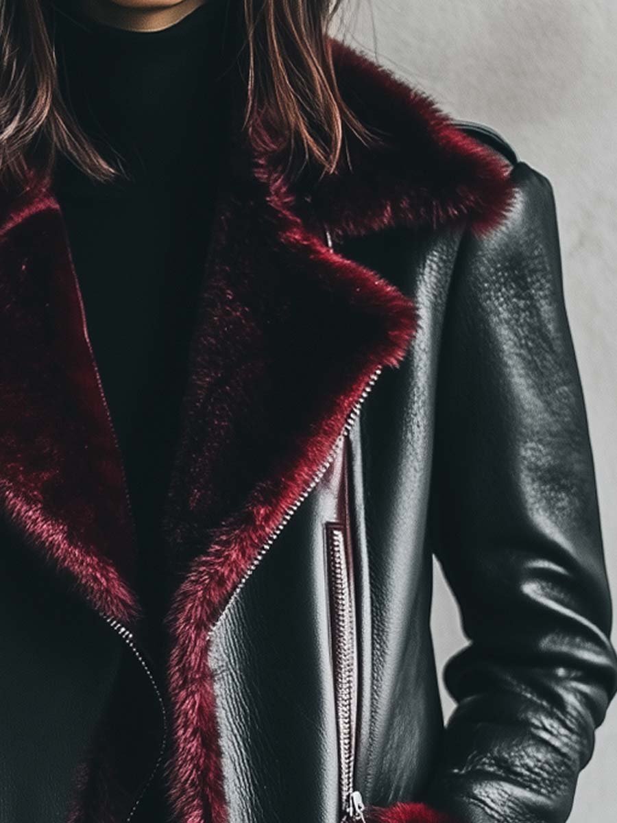 Sierra | Statement Winter Leather Coat