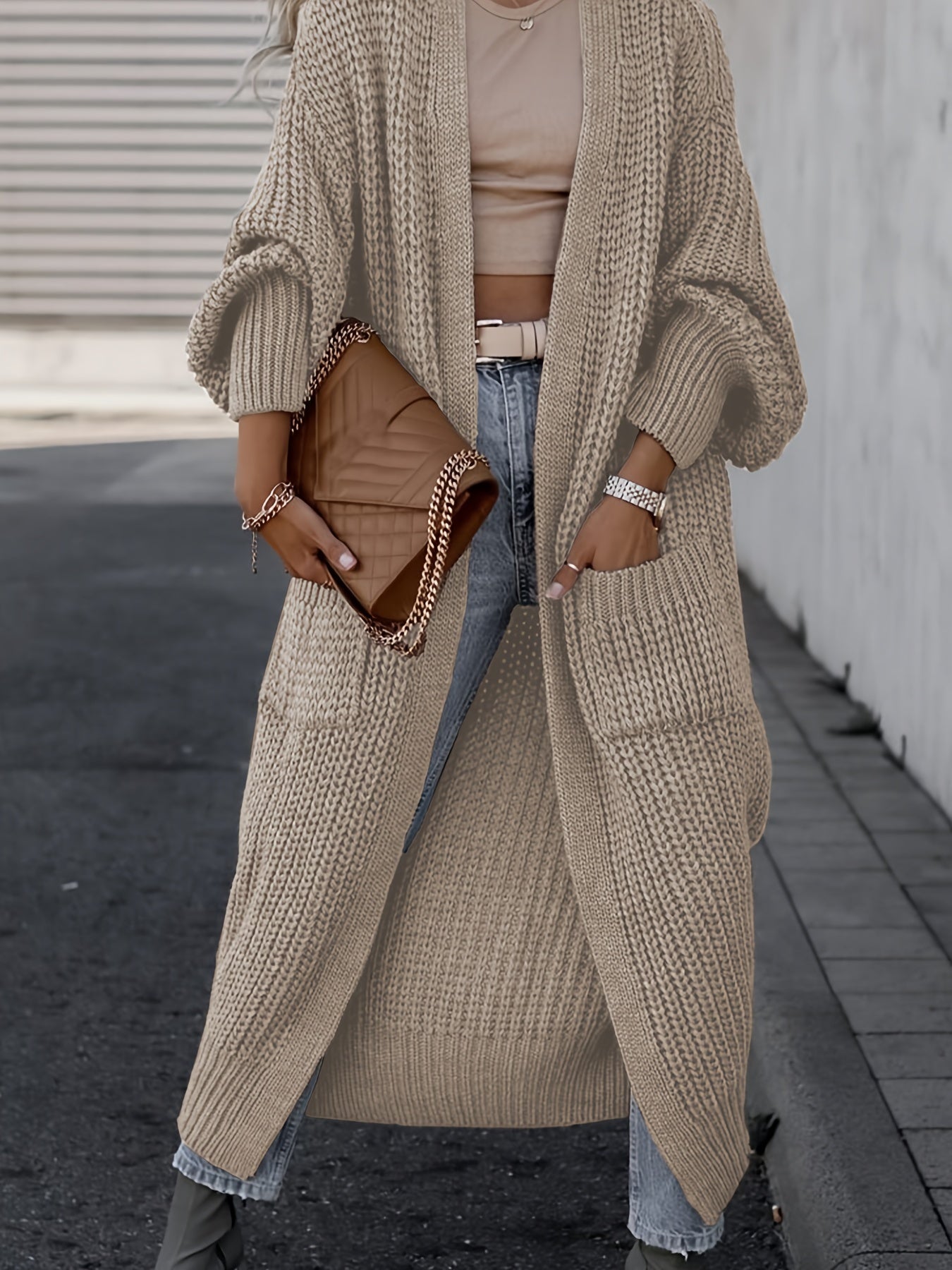 Donna | Long V-Neck Cardigan